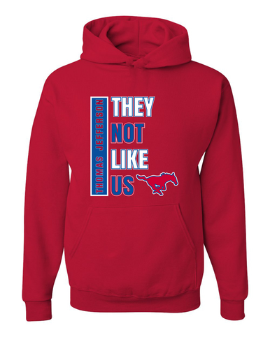 Thomas Jefferson Mustangs They Not Like Us #1 Men's Premium Hoodie