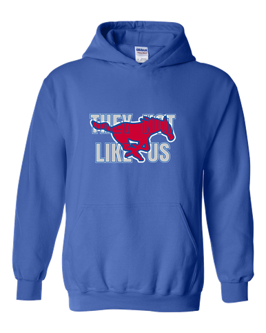 Thomas Jefferson Mustangs They Not Like Us #2 Men's Hoodie