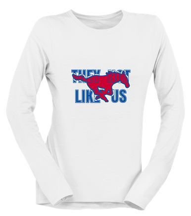 Thomas Jefferson Mustangs They Not Like Us #2 Women's Premium LS T-Shirt