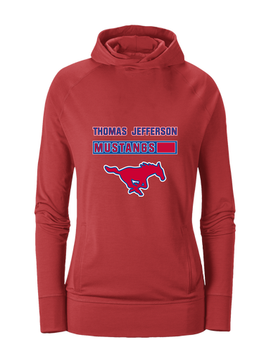 Thomas Jefferson Mustangs Mascot #7 Women's Hoodie