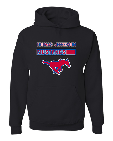 Thomas Jefferson Mustangs Mascot #7 Men's Premium Hoodie