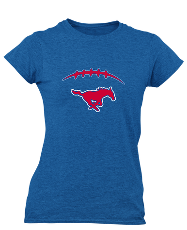 Thomas Jefferson Mustangs Football #2 Women's SS T-Shirt