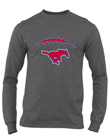 Thomas Jefferson Mustangs Football #2 Men's Premium LS T-Shirt
