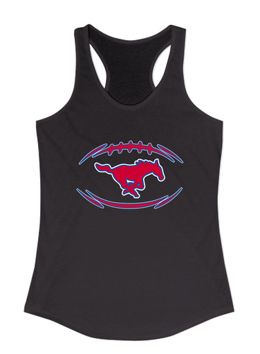 Thomas Jefferson Mustangs Football #3 Women's Tank Top