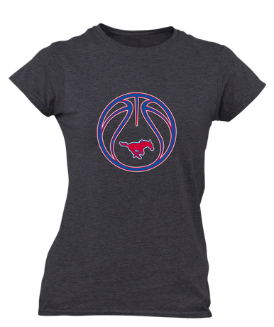 Thomas Jefferson Mustangs Basketball #2 Women's SS T-Shirt