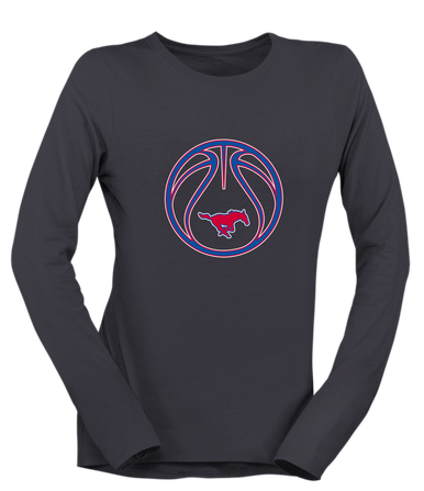 Thomas Jefferson Mustangs Basketball #2 Women's Premium LS T-Shirt