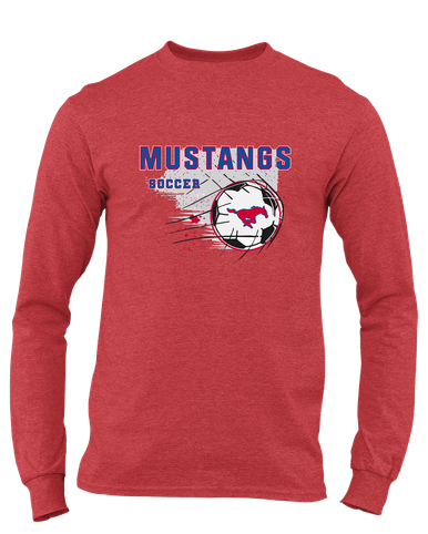 Thomas Jefferson Mustangs Soccer #2 Men's Premium LS T-Shirt