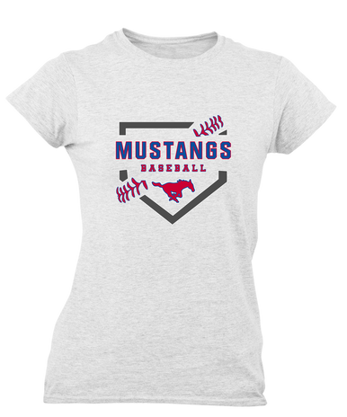 Thomas Jefferson Mustangs Baseball #2 Women's Premium SS T-Shirt