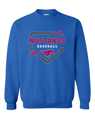 Thomas Jefferson Mustangs Baseball #2 Men's Sweatshirt