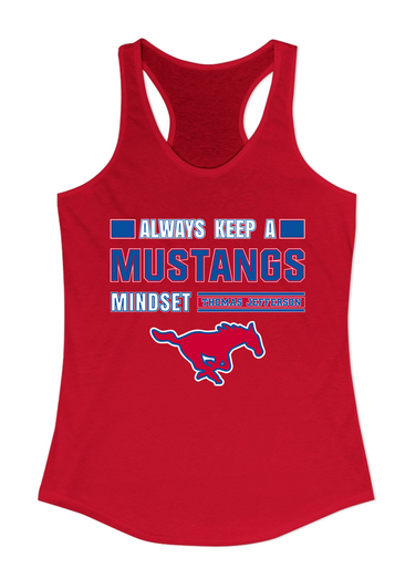 Thomas Jefferson Mustangs Mindset Women's Tank Top