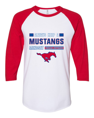 Thomas Jefferson Mustangs Mindset Women's Baseball T-Shirt