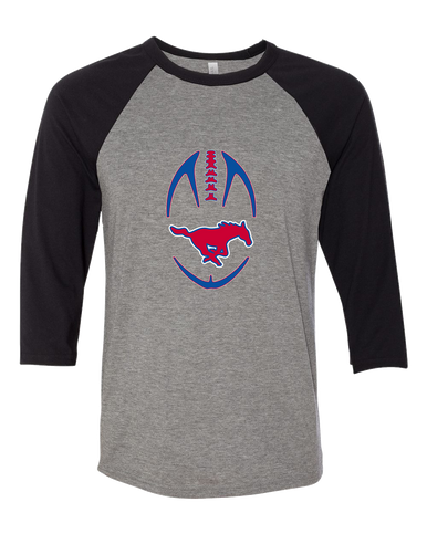 Thomas Jefferson Mustangs Football #4 Men's Baseball T-Shirt
