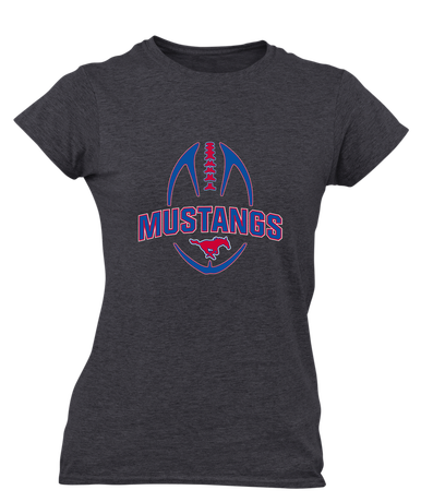 Thomas Jefferson Mustangs Football #5 Women's Premium SS T-Shirt