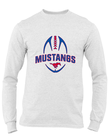 Thomas Jefferson Mustangs Football #5 Men's Premium LS T-Shirt