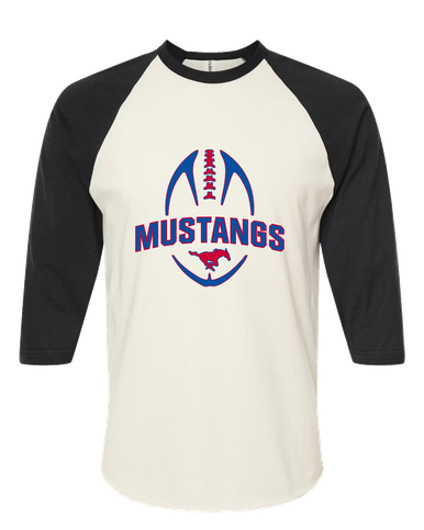 Thomas Jefferson Mustangs Football #5 Men's Baseball T-Shirt
