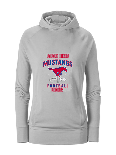 Thomas Jefferson Mustangs Football #6 Women's Hoodie
