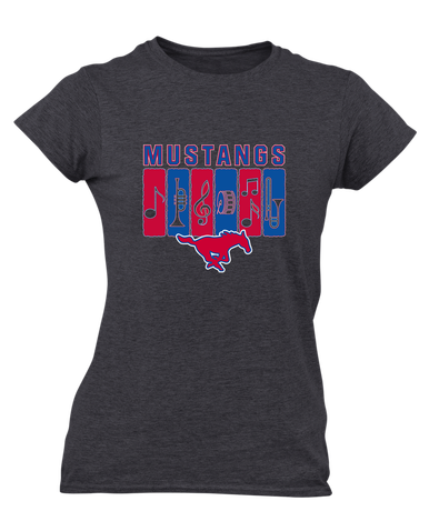 Thomas Jefferson Mustangs Band # 2 Women's SS T-Shirt
