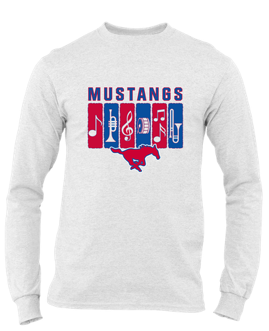 Thomas Jefferson Mustangs Band # 2 Men's LS T-Shirt