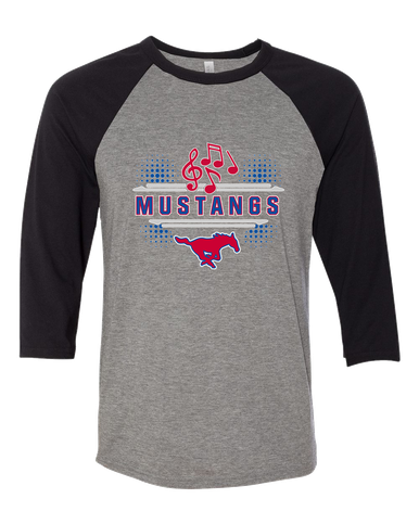 Thomas Jefferson Mustangs Band # 3 Women's Baseball T-Shirt
