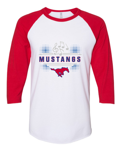 Thomas Jefferson Mustangs Band # 3 Men's Baseball T-Shirt
