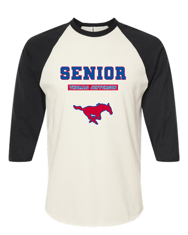 Thomas Jefferson Mustangs Senior #2 Women's Baseball T-Shirt