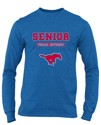 Thomas Jefferson Mustangs Senior #2 Men's Premium LS T-Shirt