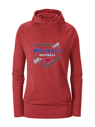 Thomas Jefferson Mustangs Softball #2 Women's Hoodie