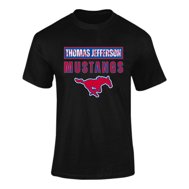 Thomas Jefferson Mustangs Mascot #9 Men's Premium SS T-Shirt
