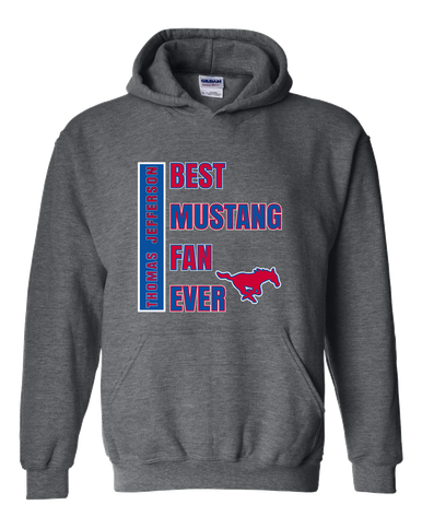 Thomas Jefferson Mustangs Best Mustang Fan Men's Hoodie