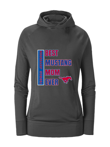 Thomas Jefferson Mustangs Best Mustang Mom Women's Hoodie