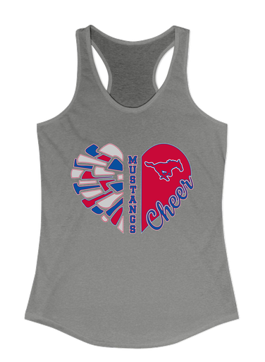 Thomas Jefferson Mustangs Heart Cheer Women's Tank Top