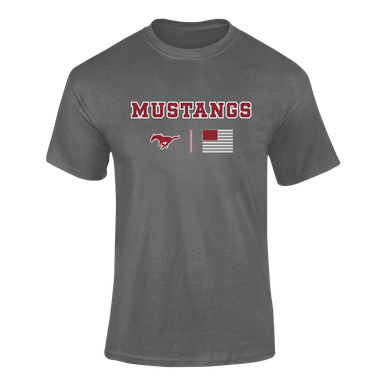 Westfield Mustangs Team Colors Flag Men's SS T-Shirt
