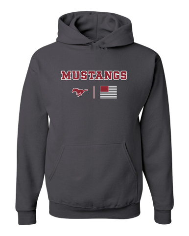 Westfield Mustangs Team Colors Flag Men's Premium Hoodie