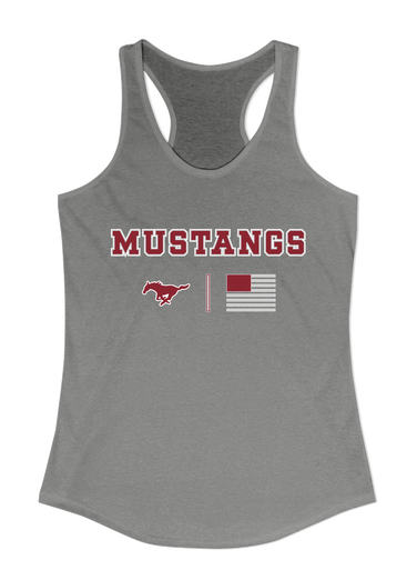 Westfield Mustangs Team Colors Flag Women's Tank Top