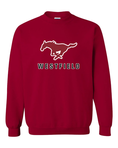 Westfield Mustangs Mascot #2 Men's Sweatshirt