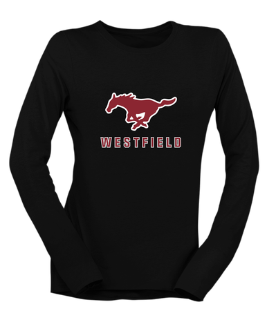 Westfield Mustangs Mascot #2 Women's Premium LS T-Shirt