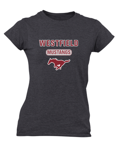 Westfield Mustangs Mascot #3 Women's Premium SS T-Shirt