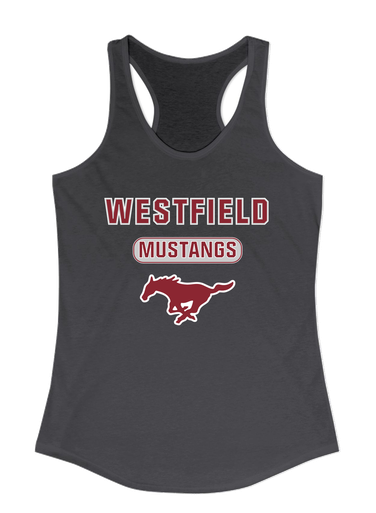 Westfield Mustangs Mascot #3 Women's Tank Top