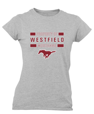 Westfield Mustangs Property Of Women's SS T-Shirt