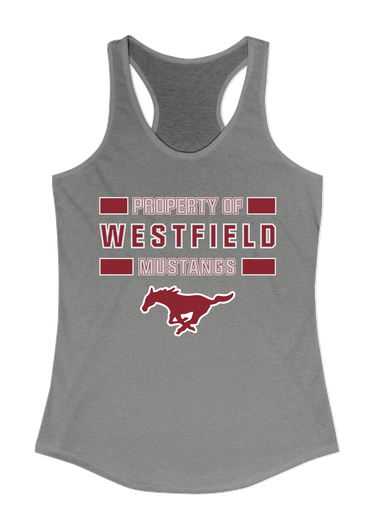 Westfield Mustangs Property Of Women's Tank Top