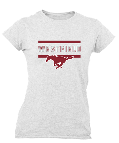 Westfield Mustangs Mascot #4 Women's SS T-Shirt