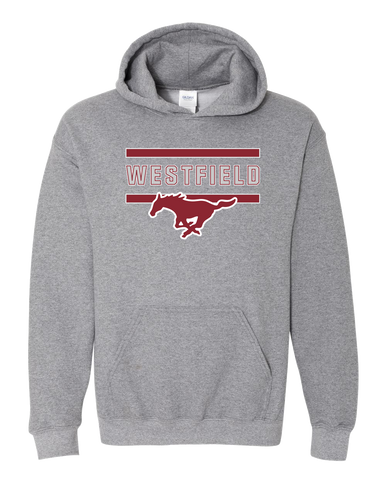 Westfield Mustangs Mascot #4 Men's Hoodie