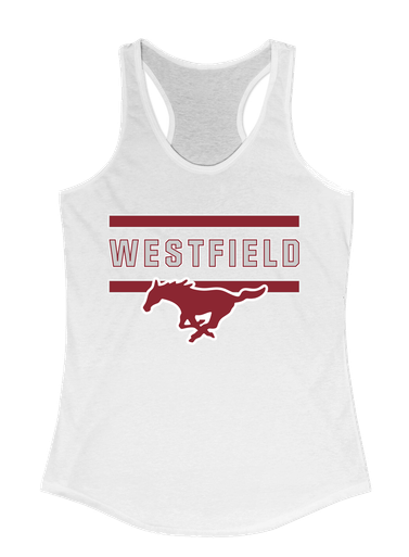 Westfield Mustangs Mascot #4 Women's Tank Top