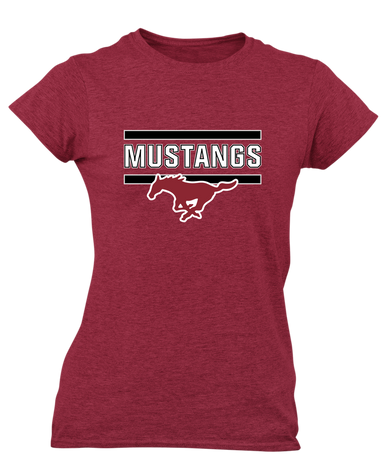 Westfield Mustangs Mascot #5 Women's SS T-Shirt