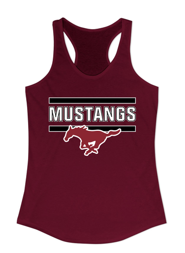 Westfield Mustangs Mascot #5 Women's Tank Top