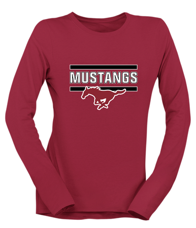 Westfield Mustangs Mascot #5 Women's Premium LS T-Shirt