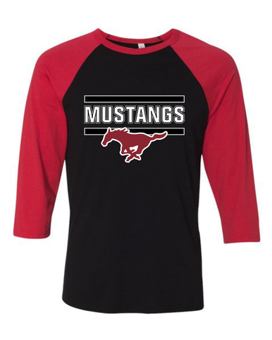 Westfield Mustangs Mascot #5 Women's Baseball T-Shirt