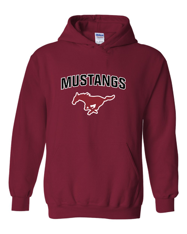 Westfield Mustangs Mascot #6 Men's Hoodie