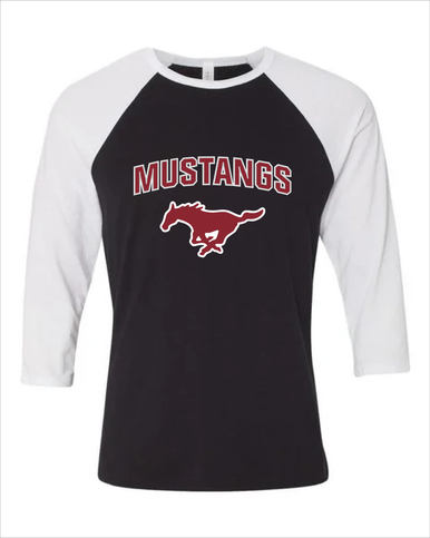 Westfield Mustangs Mascot #6 Women's Baseball T-Shirt