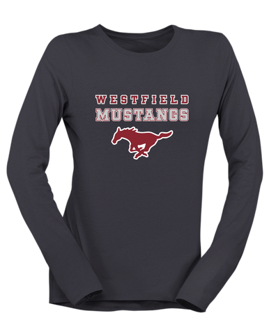 Westfield Mustangs Spirit Women's LS T-Shirt